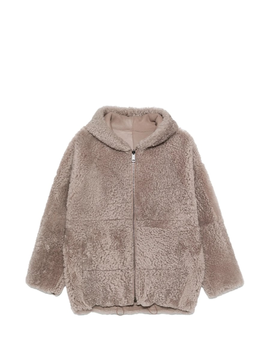 Simonetta Ravizza Simonetta Ravizza Bart R Reversible Hooded Shearling Jacket