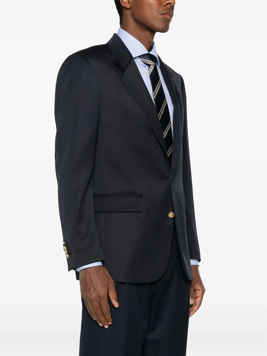 Lardini Lardini Peak-lapels Button-up Jacket, view 5