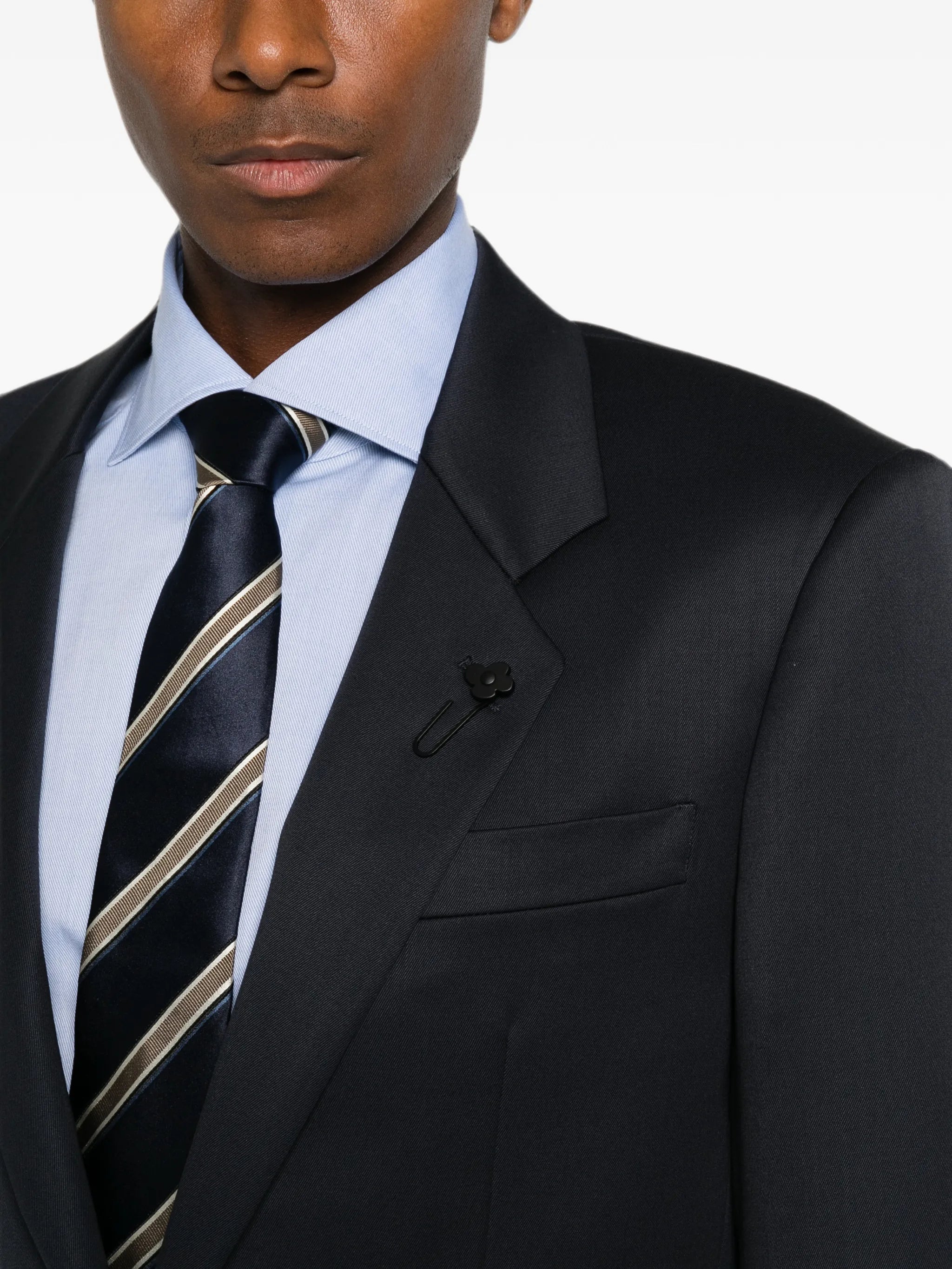 Lardini Lardini Peak-lapels Button-up Jacket, view 2