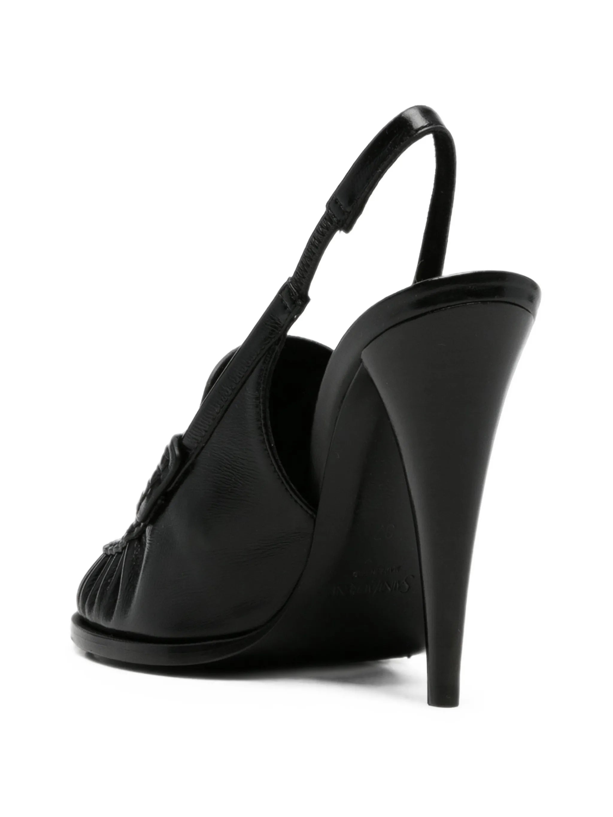 Saint Laurent Saint Laurent Le Loafer Slingback Pumps, view 2