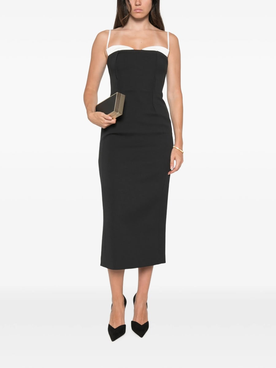Simkhai Simkhai Two-tone Spaghetti-strap Midi Dress, view 2