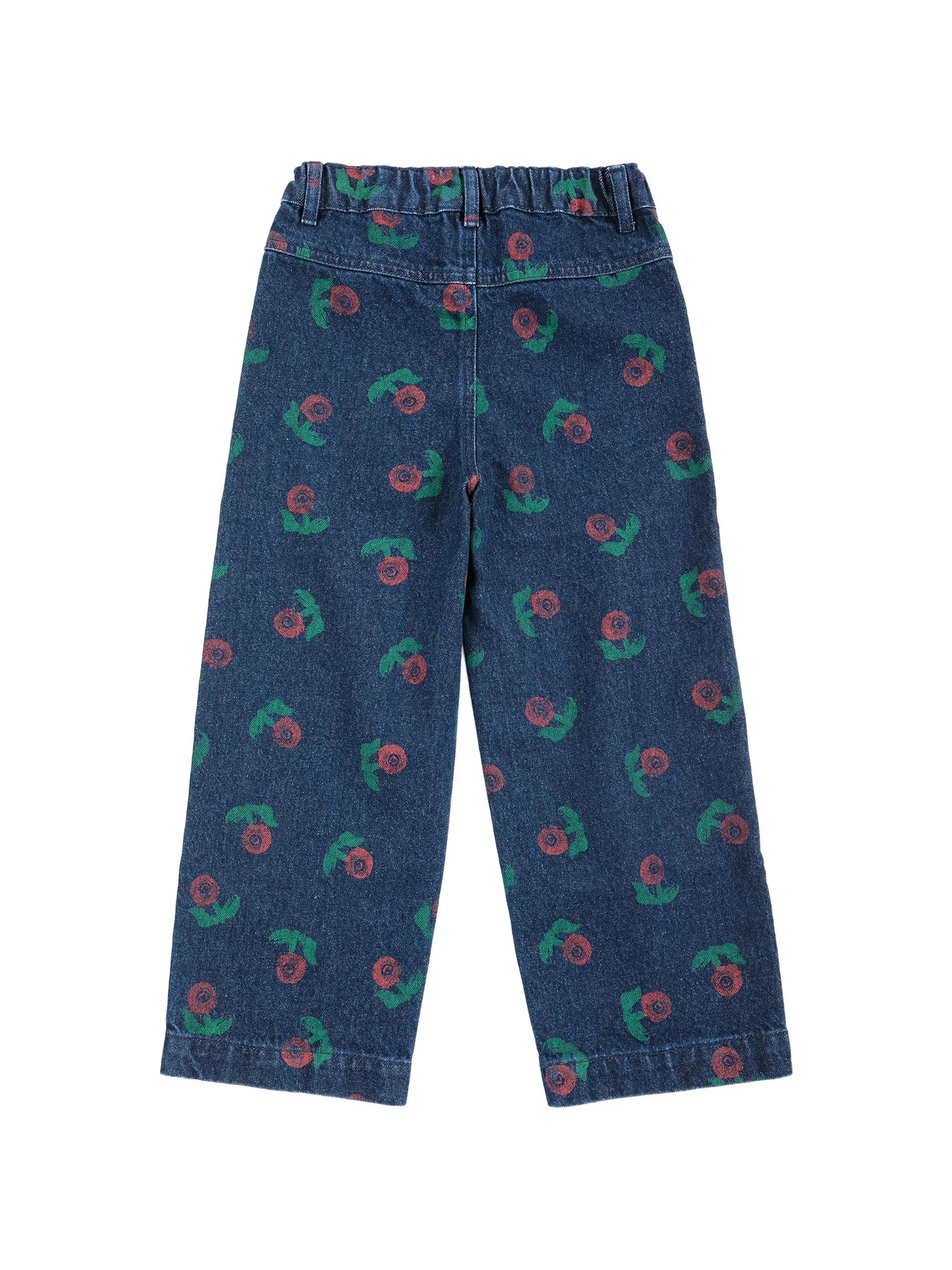 Bobo Choses Bobo Choses Floral-print Straight-leg Jeans, view 2