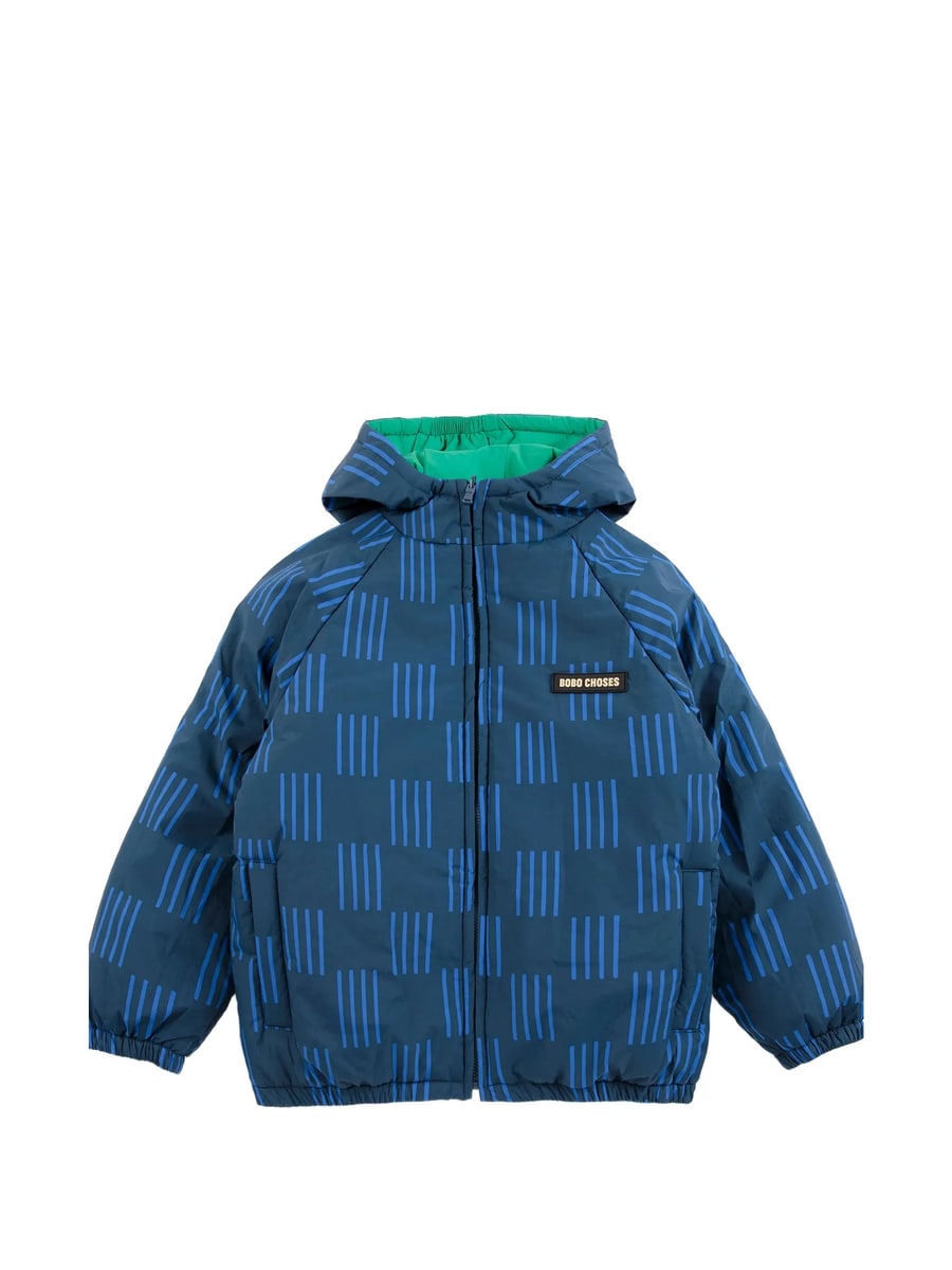 Bobo Choses Bobo Choses Almost Moiré Reversible Jacket, view 3