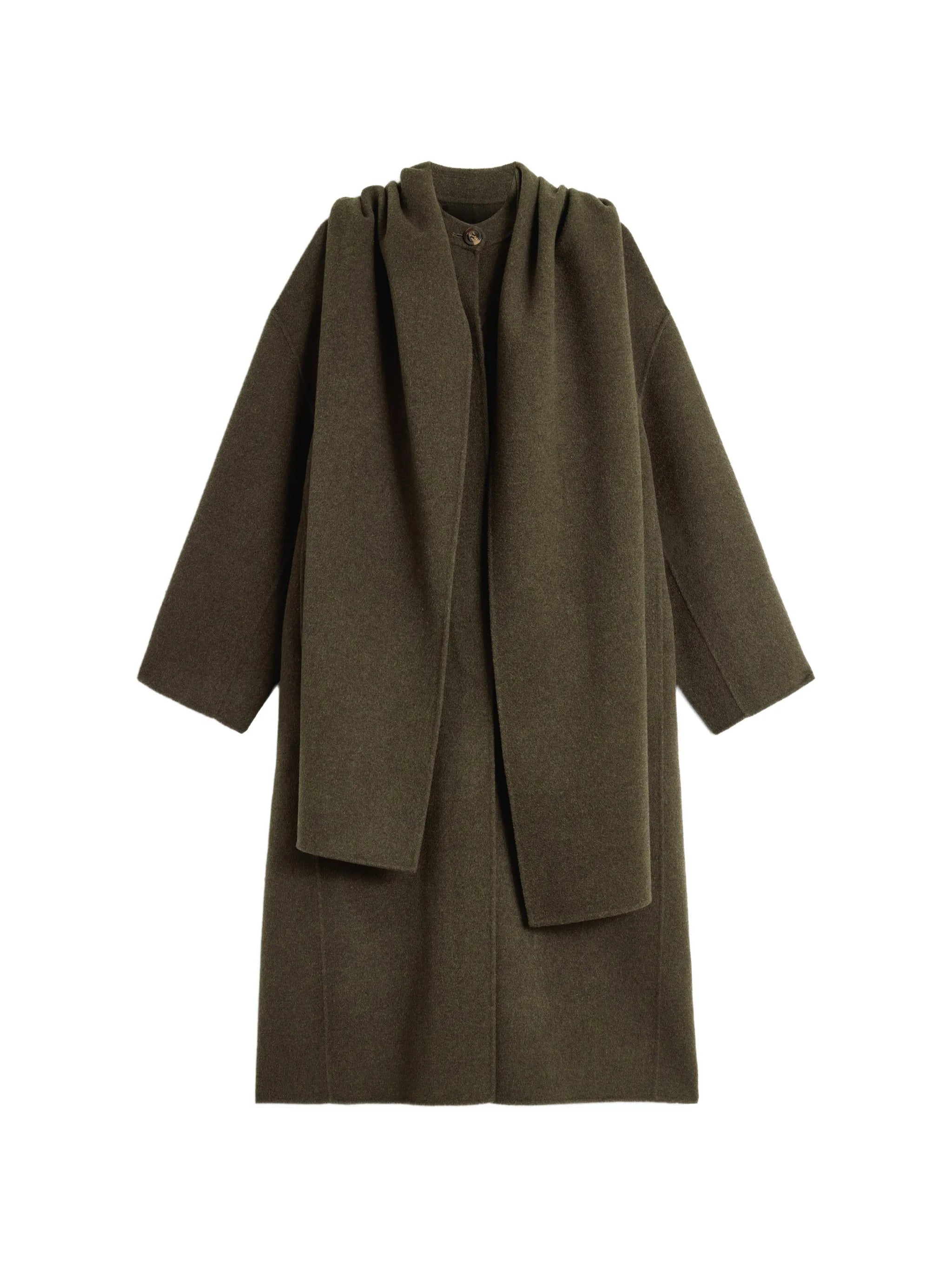 Soeur Soeur Finn Scarf-detail Coat