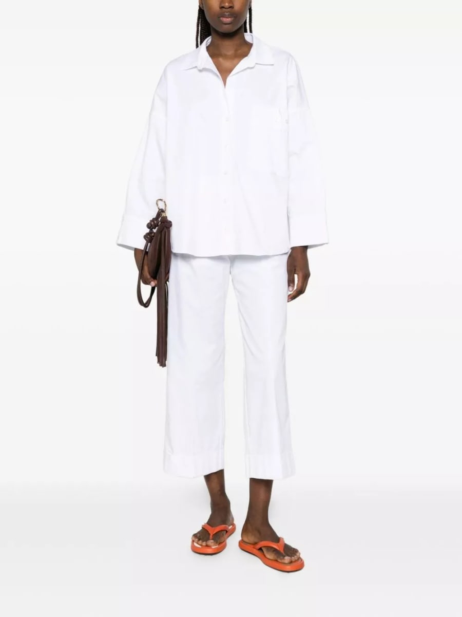 White sand Camicia in cotone, view 3