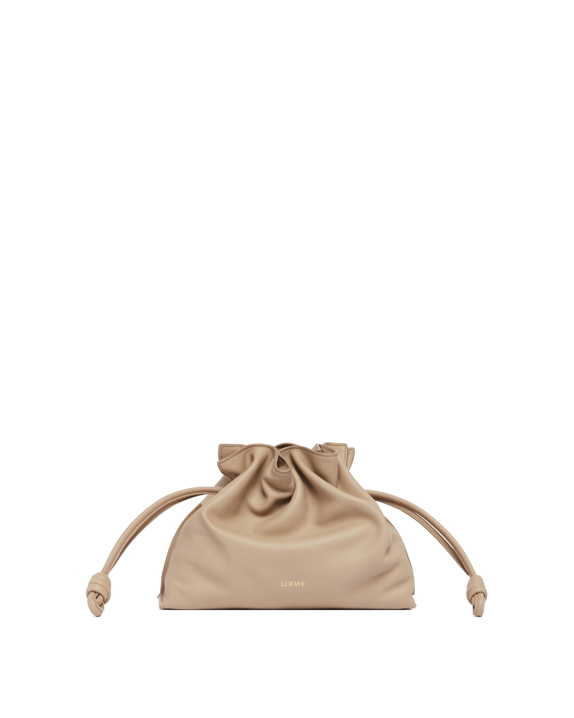 Loewe Borsa Flamenco Clutch Media Beige