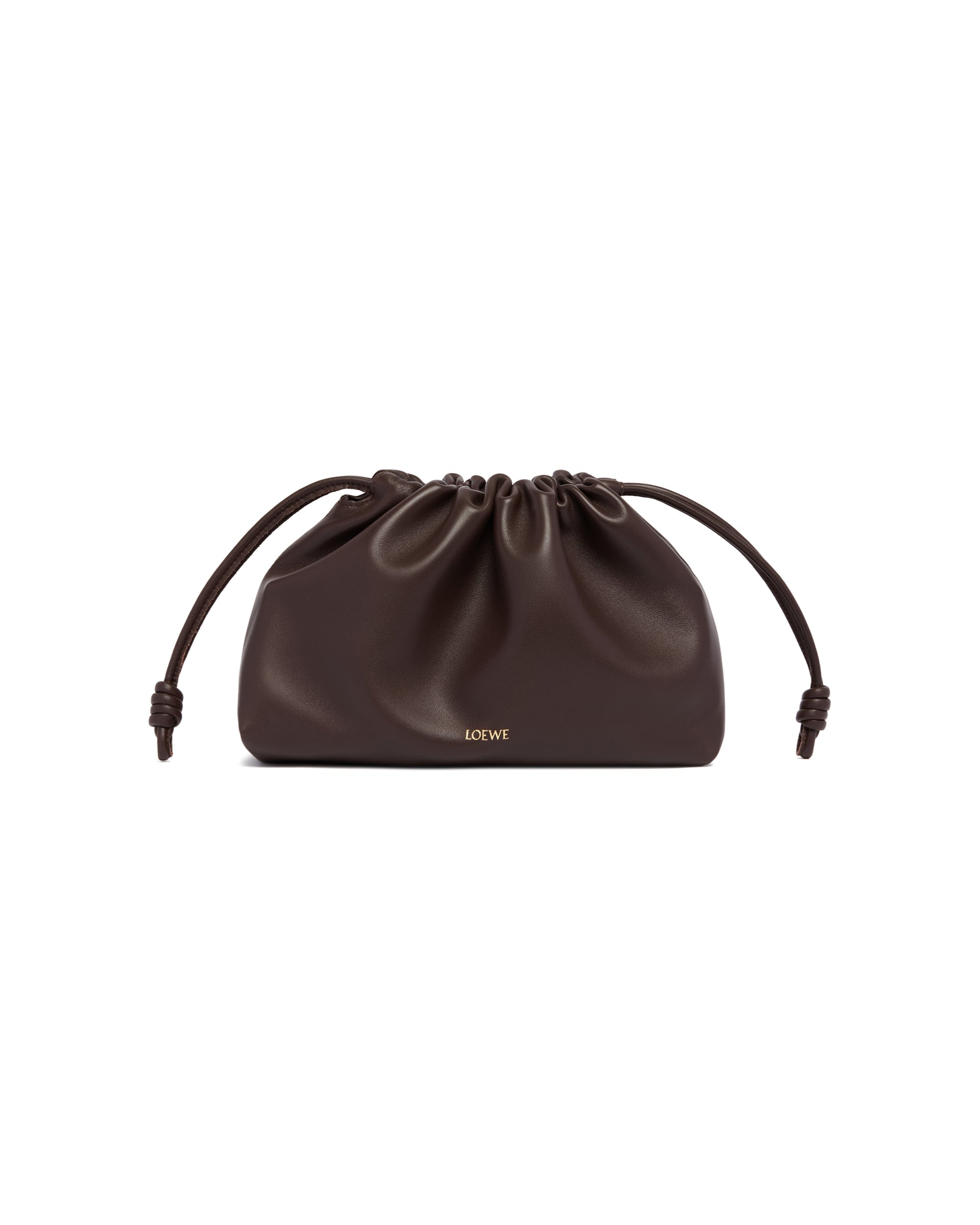 Loewe Borsa Flamenco Purse Media Marrone, view 2
