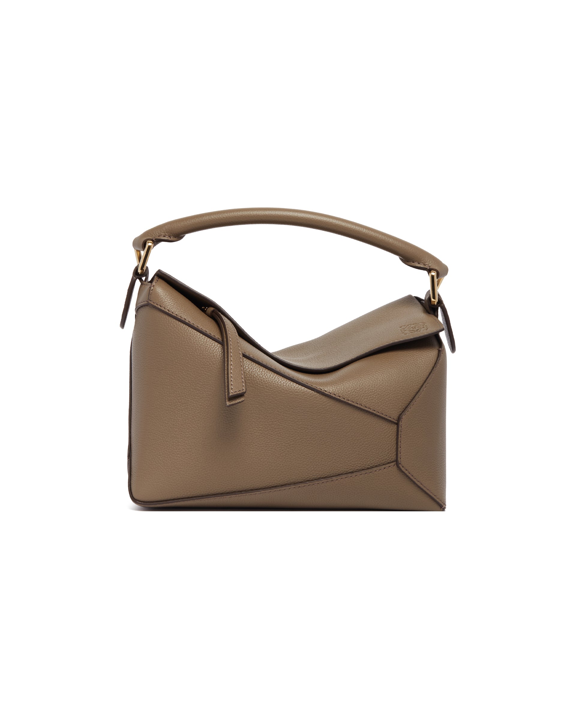 Loewe Borsa Puzzle Edge Piccola Marrone, view 2