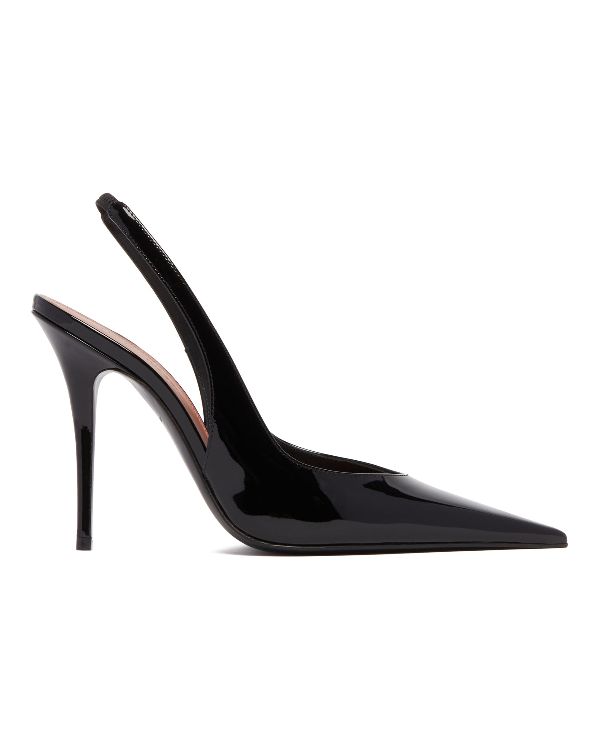 Amina Muaddi Slingback Anok Nere Lucide, view 2