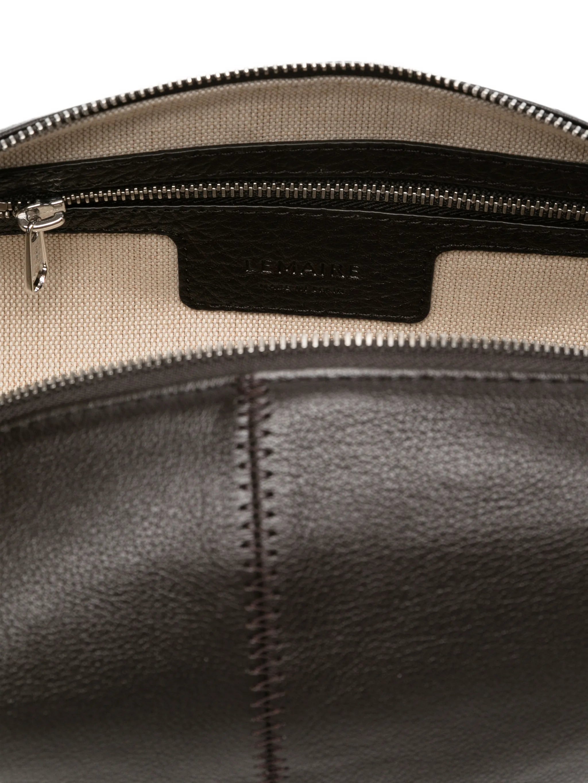 Lemaire Lemaire Mini Quiver Clip Bag In Grained Buffalo Leather, view 2