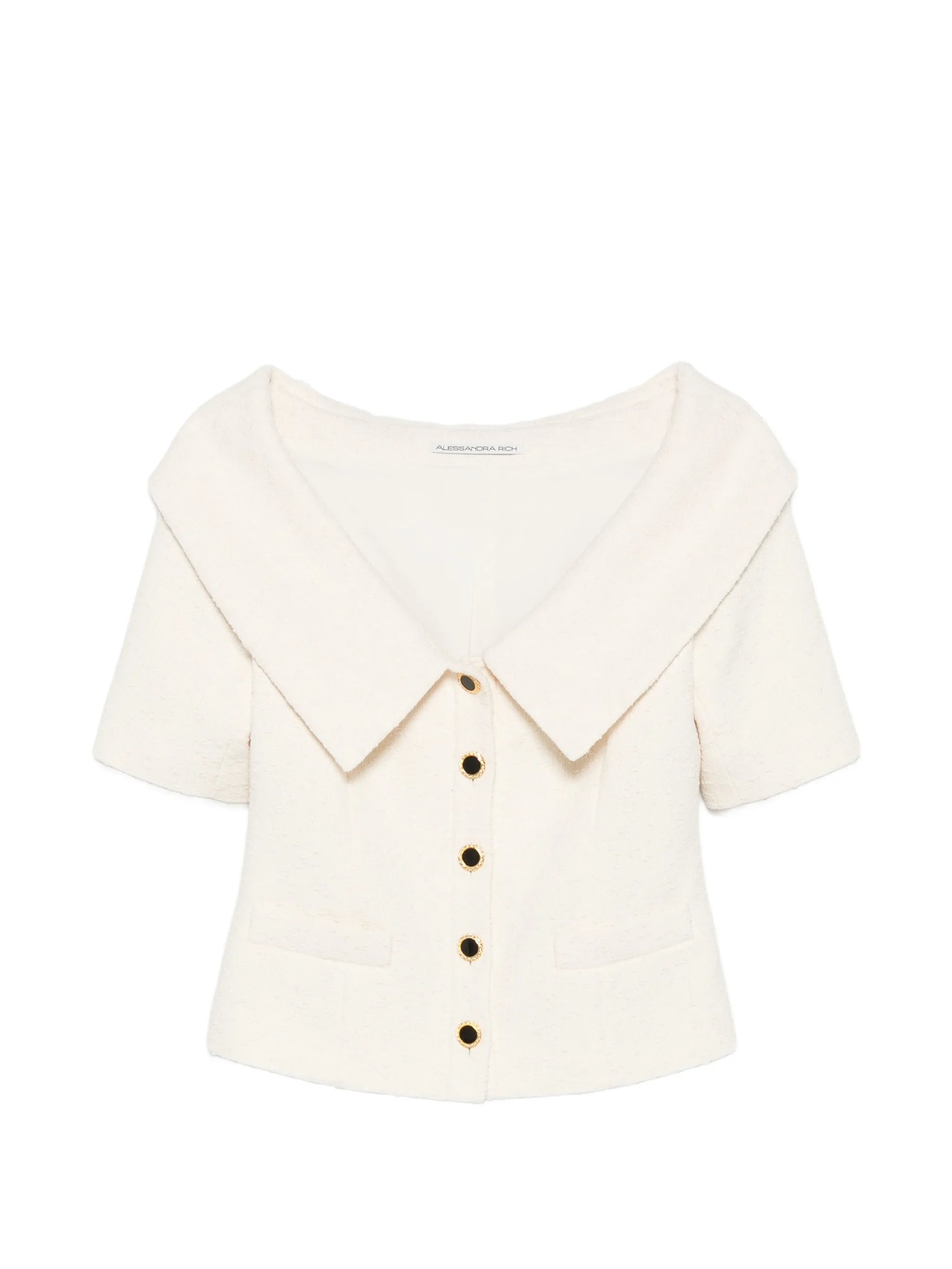 Alessandra Rich Alessandra Rich Off-shoulder Button-up Jacket