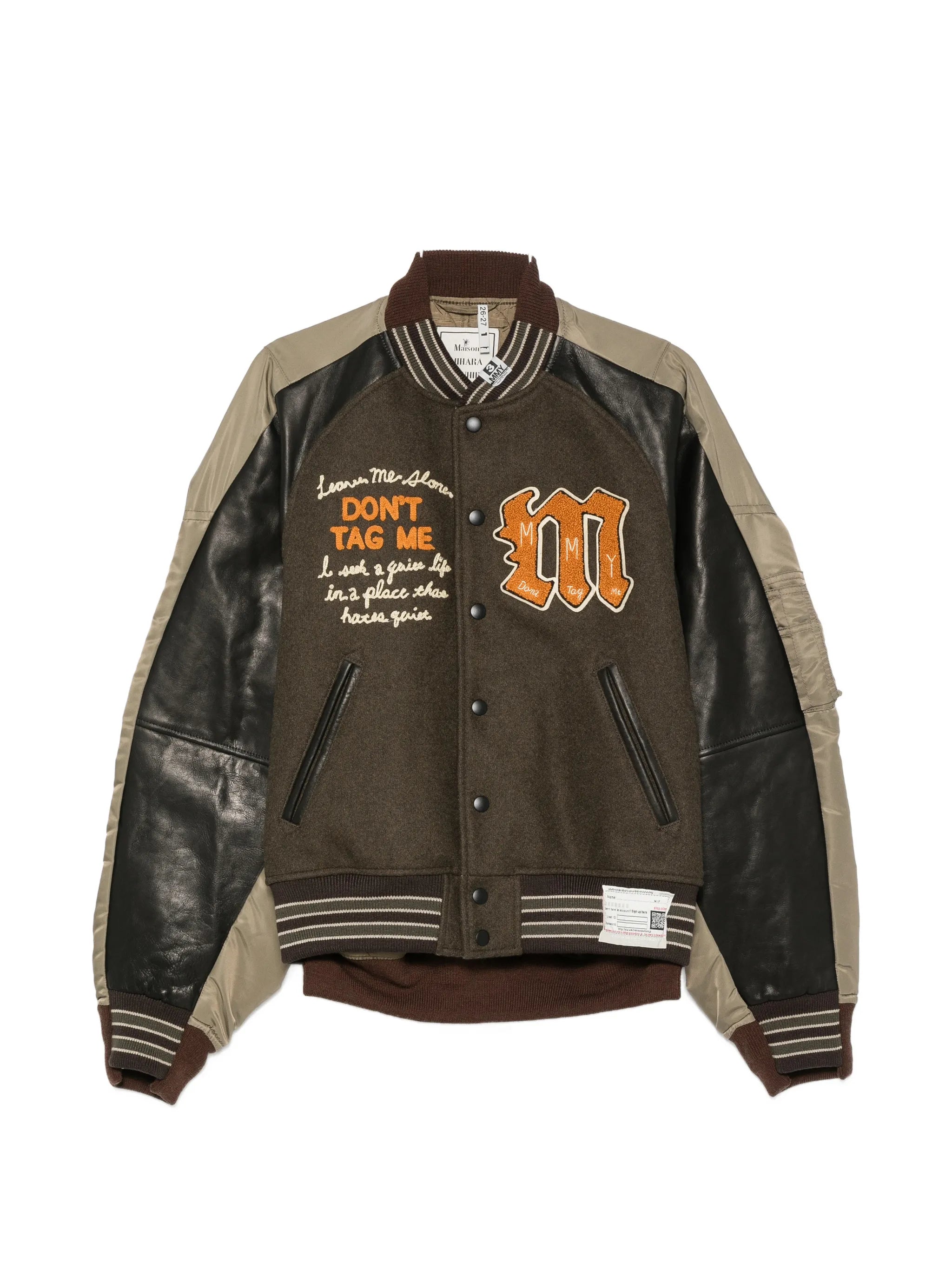 Maison Mihara Yasuhiro Maison Mihara Yasuhiro Embroidered Panelled Jacket