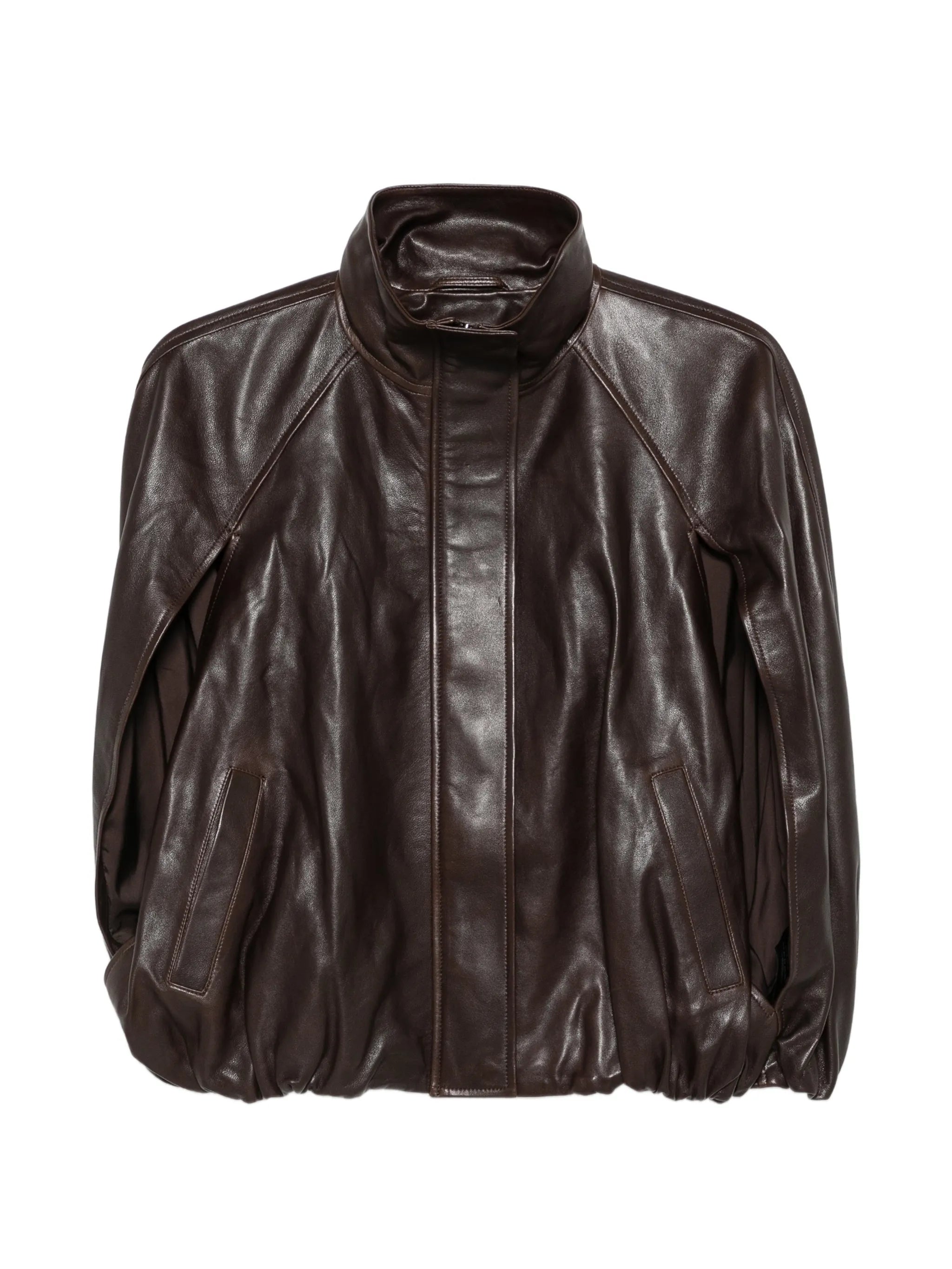 Simkhai Simkhai Leather Cape Jacket
