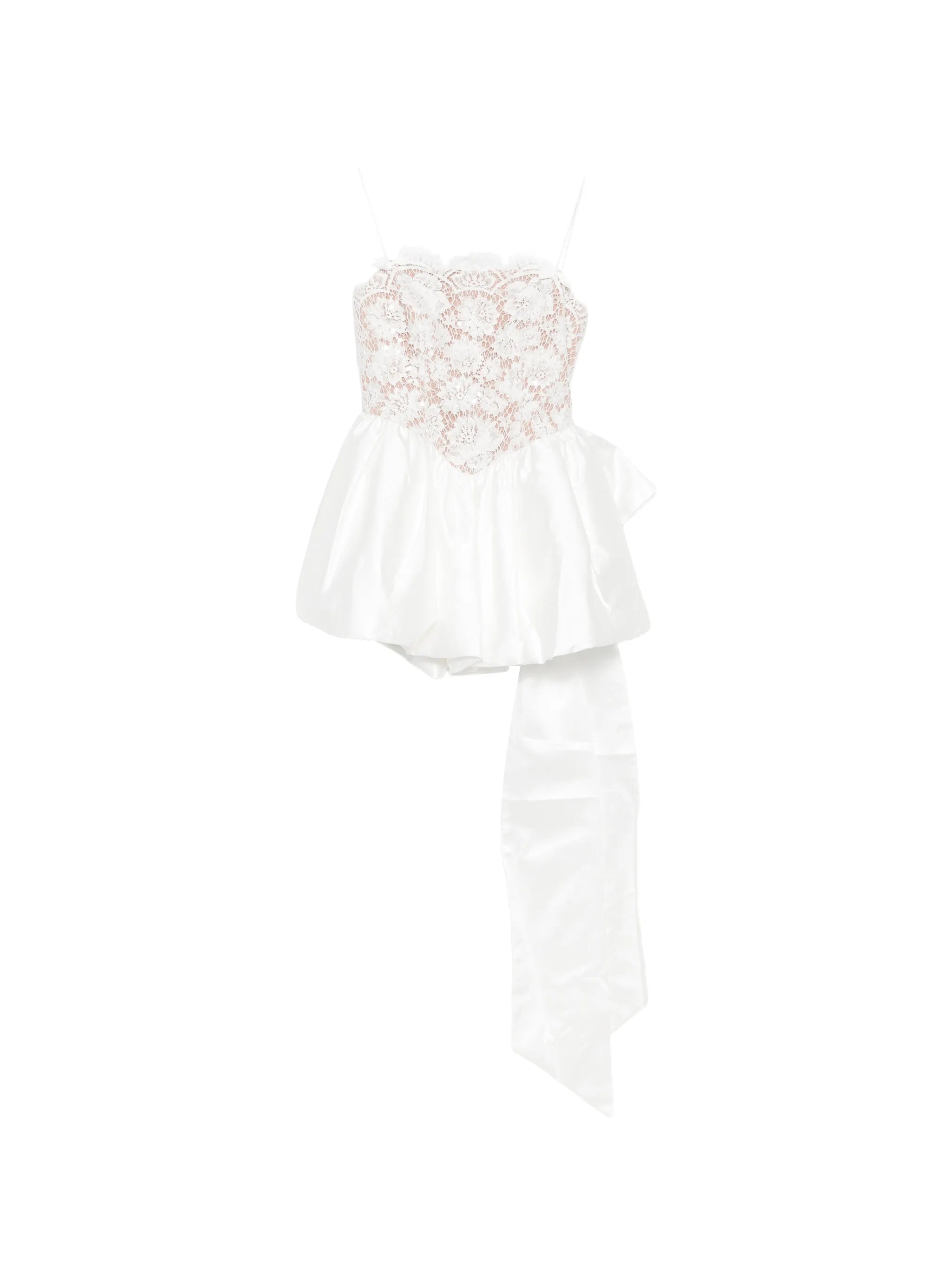 self-portrait Self-portrait Lace-bodice Bow-detail Dress