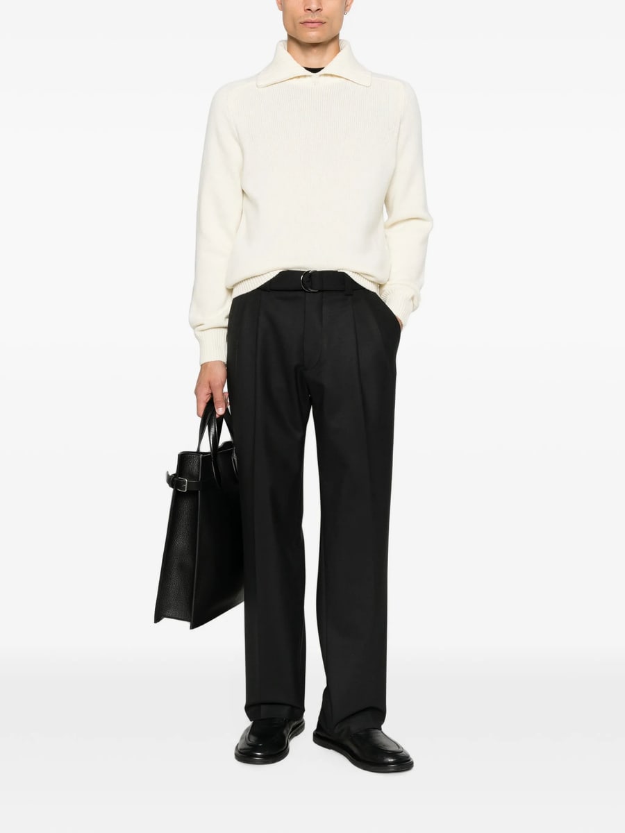 Eraldo Eraldo Belted Pleated Trousers, view 3