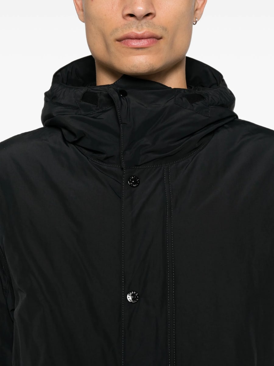 Stone Island Stone Island Logo-patch Hooded Parka, view 2
