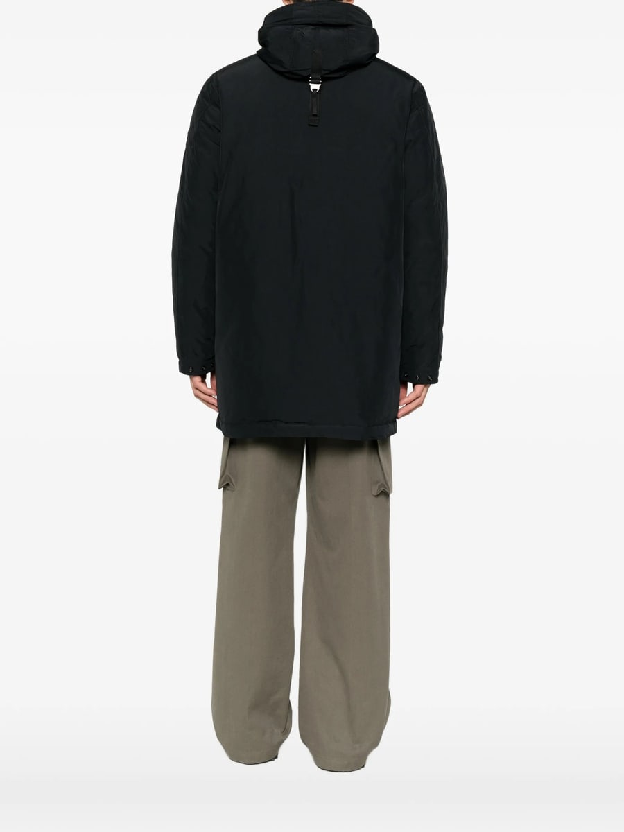 Stone Island Stone Island Logo-patch Hooded Parka, view 3