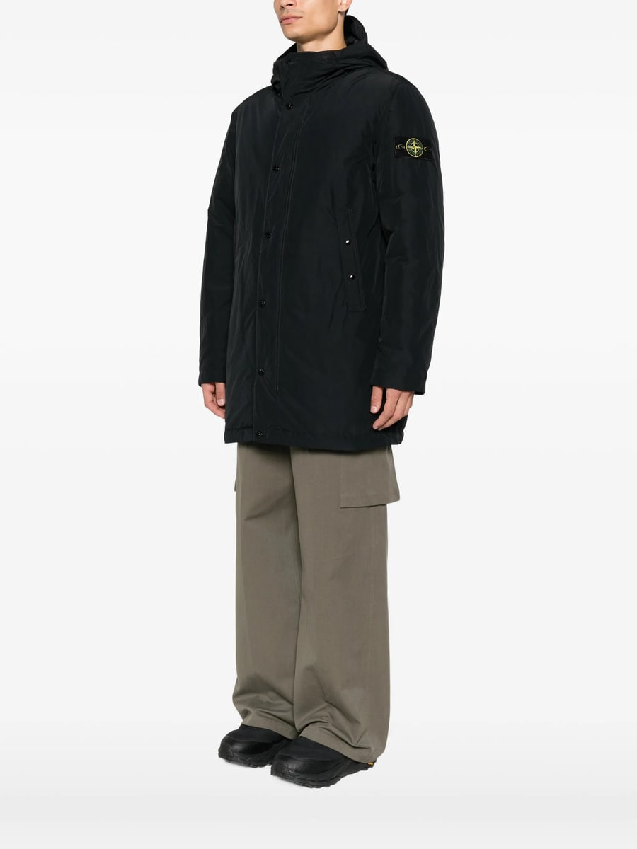 Stone Island Stone Island Logo-patch Hooded Parka, view 5