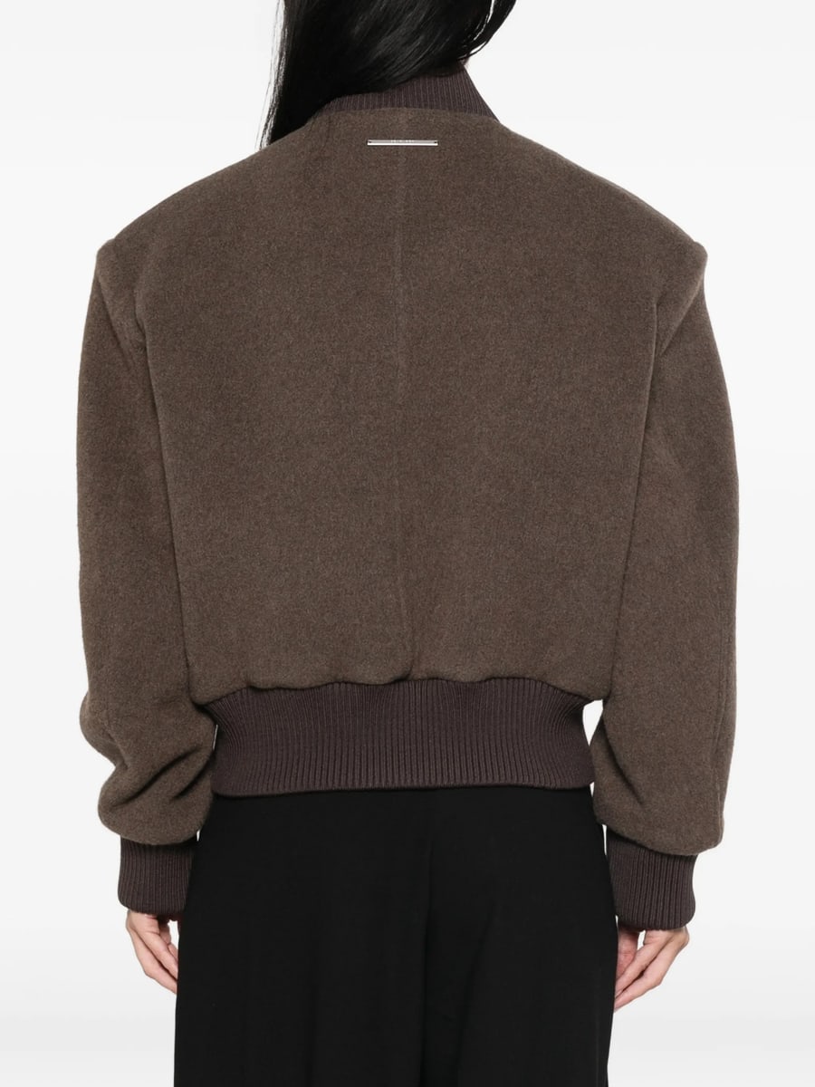 Seafarer Seafarer Padded-shoulder Bomber Jacket, view 3