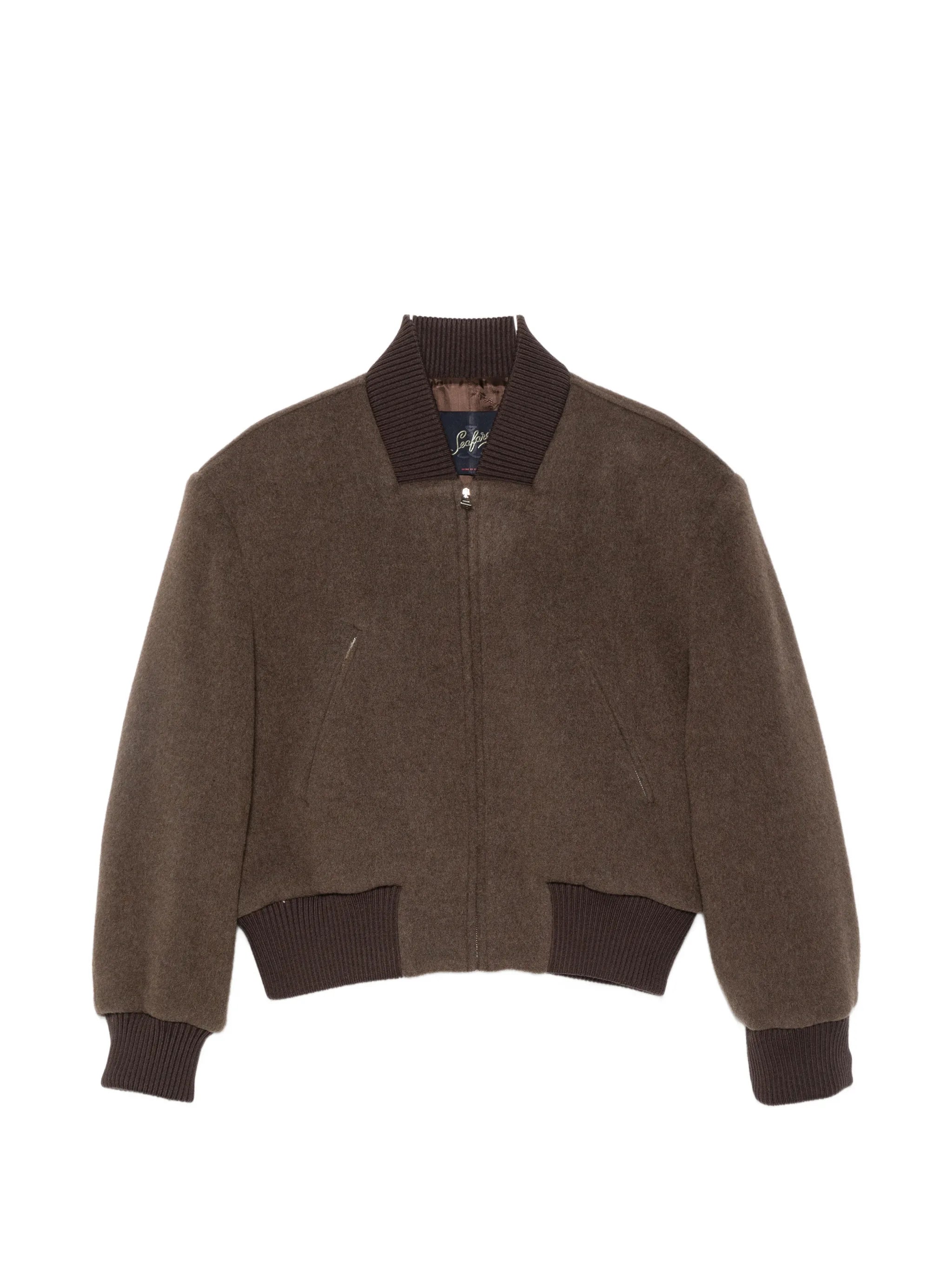 Seafarer Seafarer Padded-shoulder Bomber Jacket