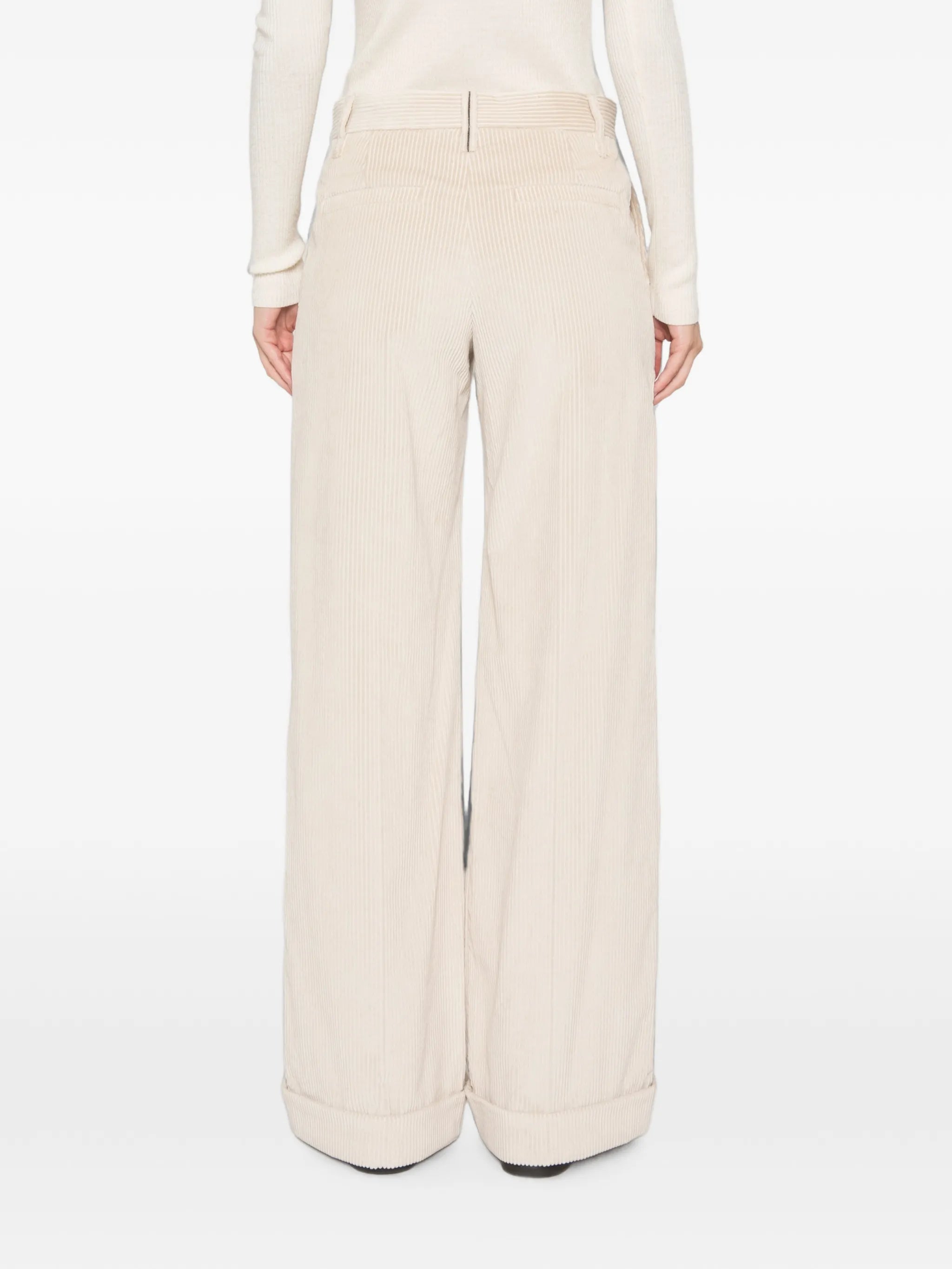 Brunello Cucinelli Brunello Cucinelli Corduroy Wide-leg Trousers, view 2
