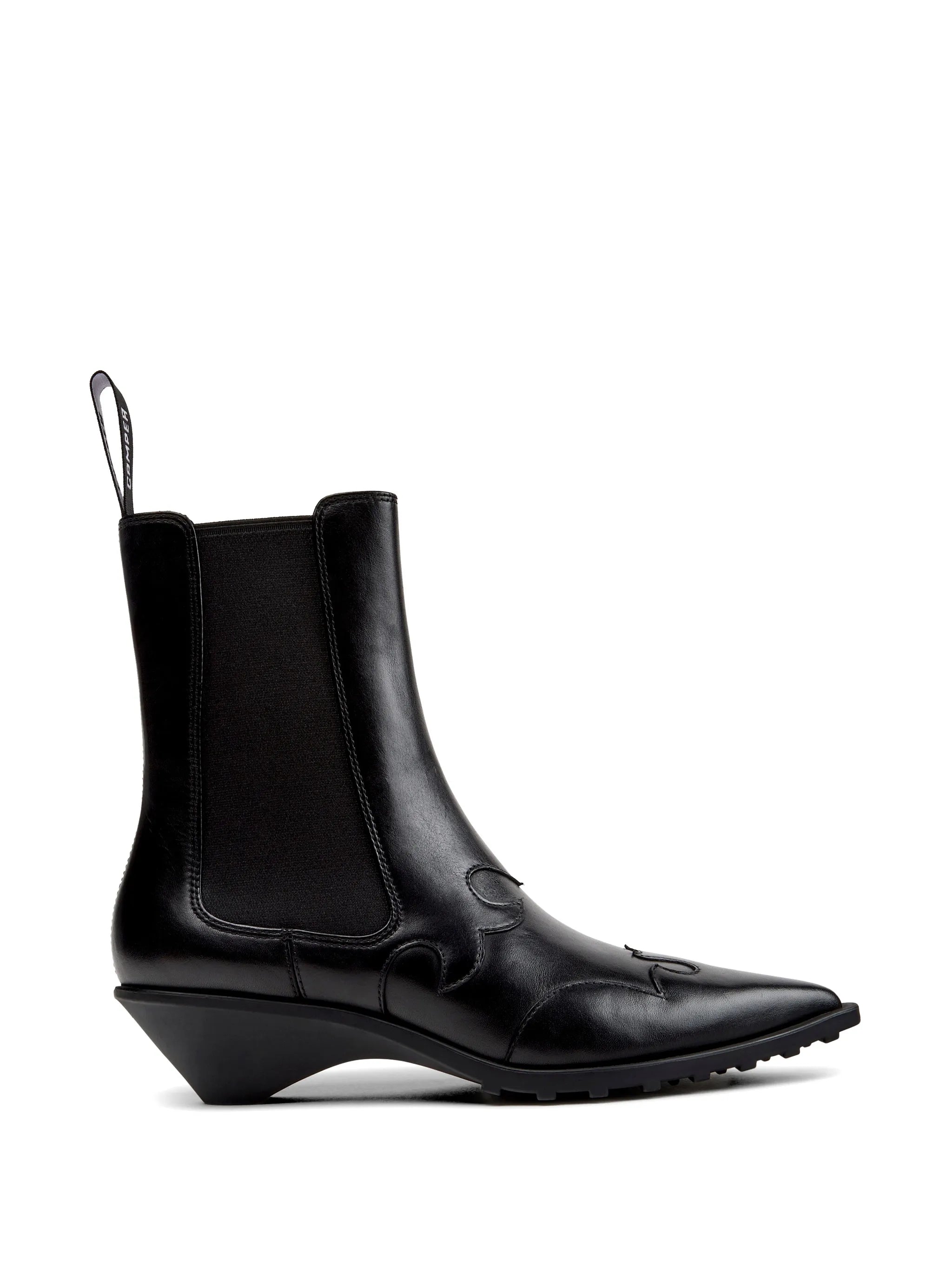 Camper Camper Anita Panelled Leather Ankle Boots