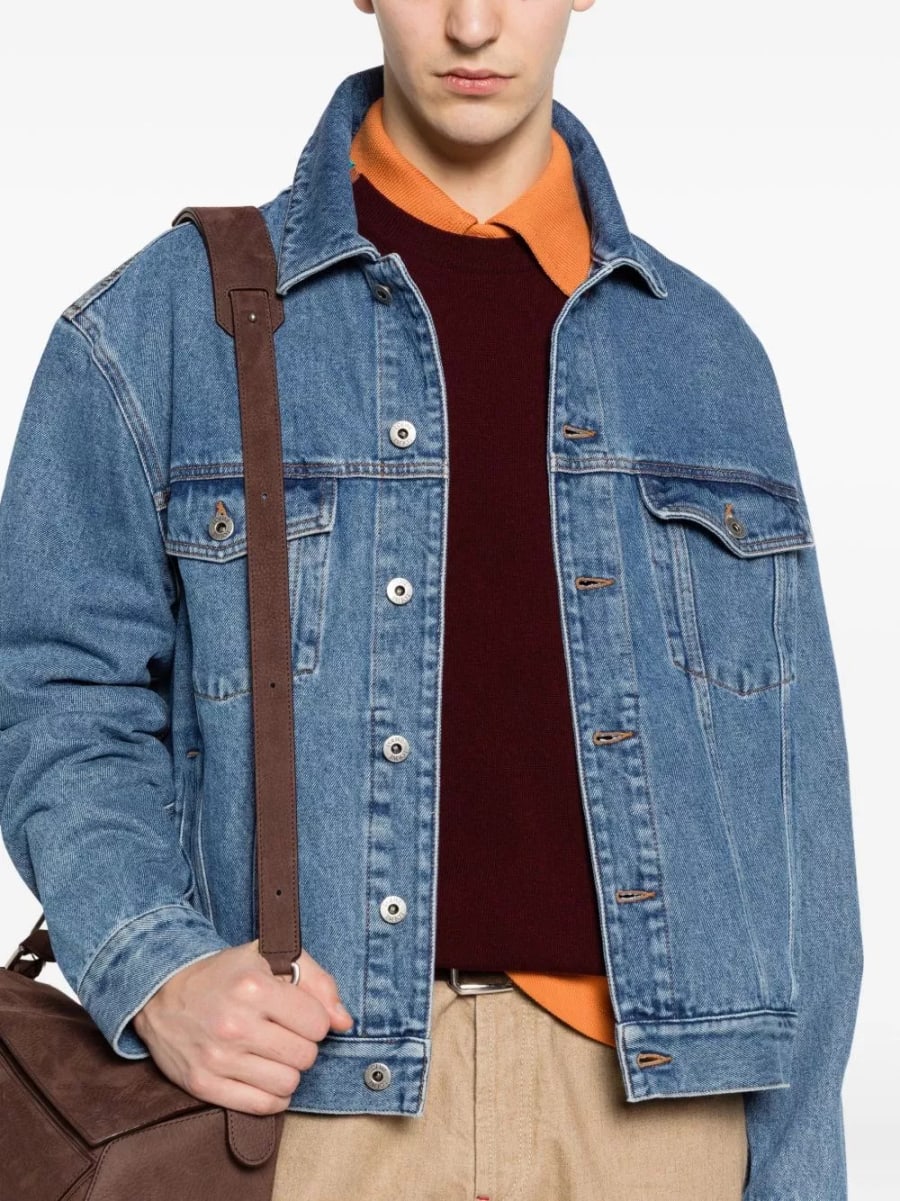 Loewe Giacca in denim Anagram, view 2