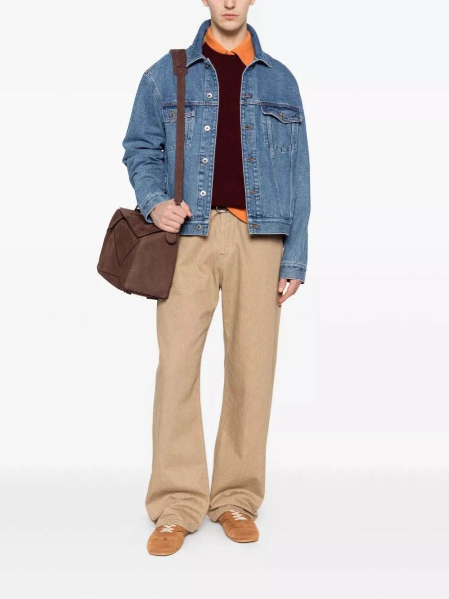 Loewe Giacca in denim Anagram, view 3