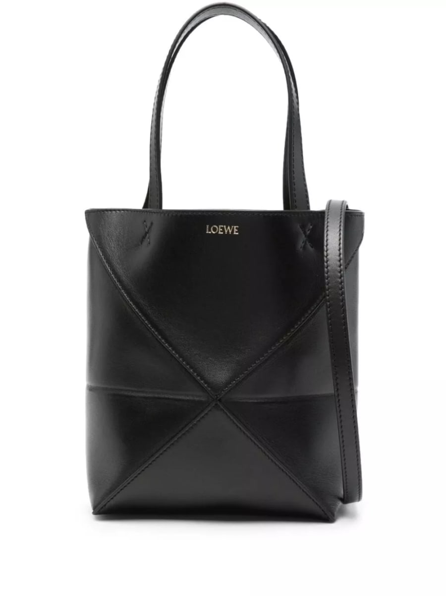 Loewe Puzzle Fold mini leather tote