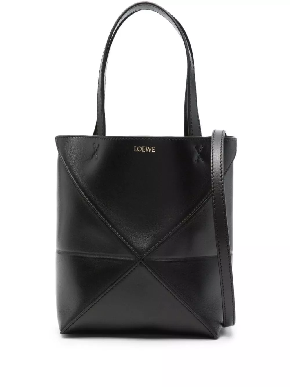 Loewe Puzzle Fold mini leather tote