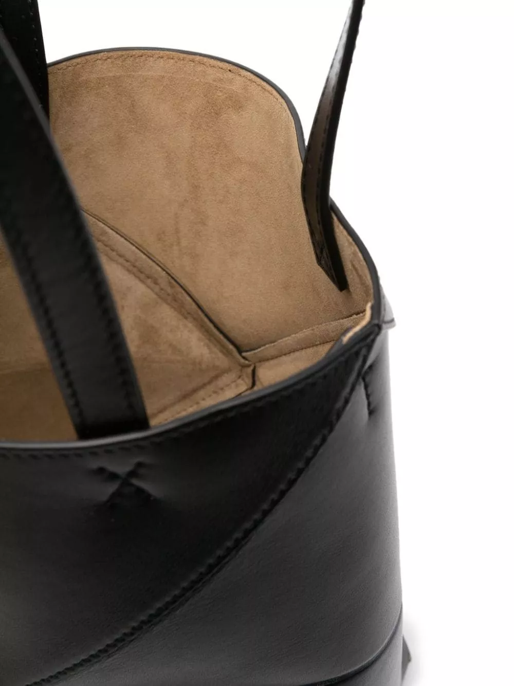 Loewe Puzzle Fold mini leather tote, view 2