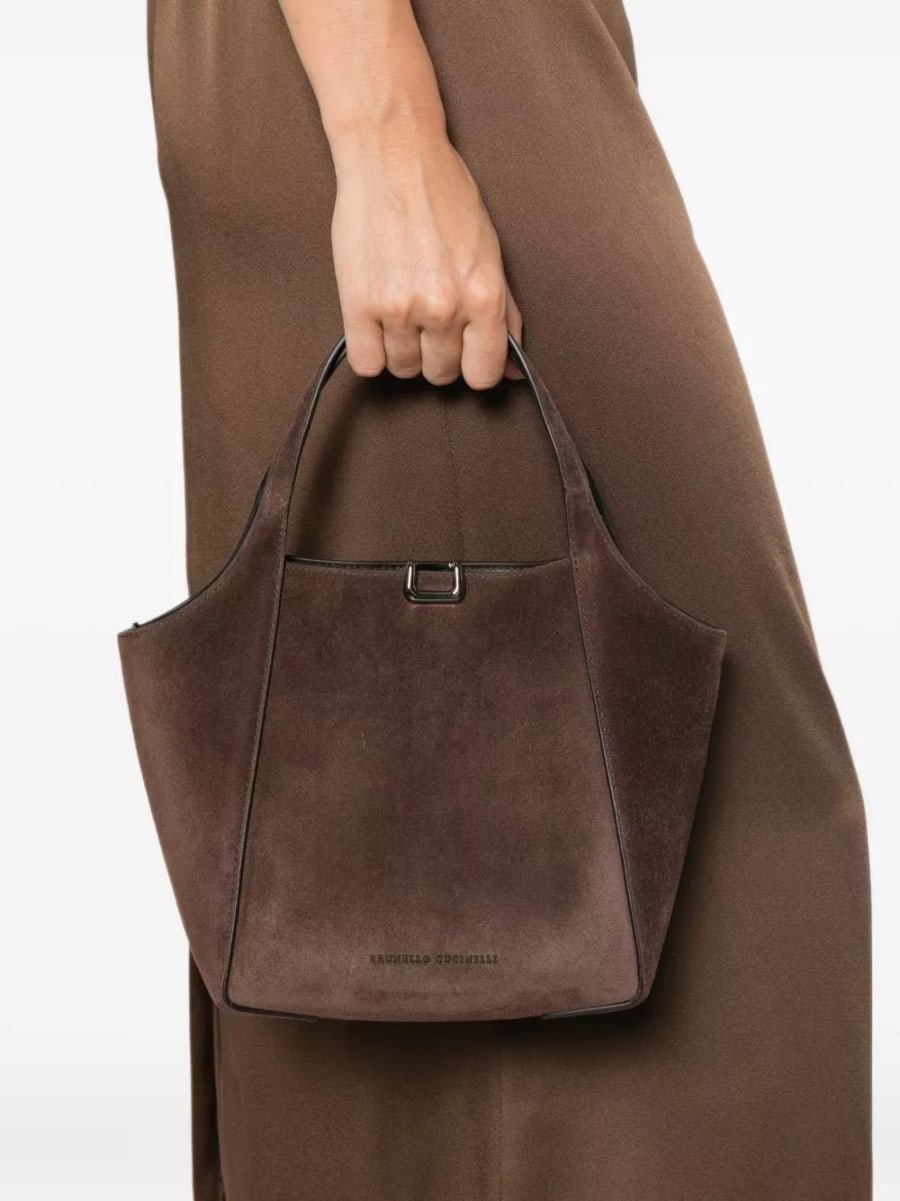 Brunello Cucinelli Borsa in pelle, view 4