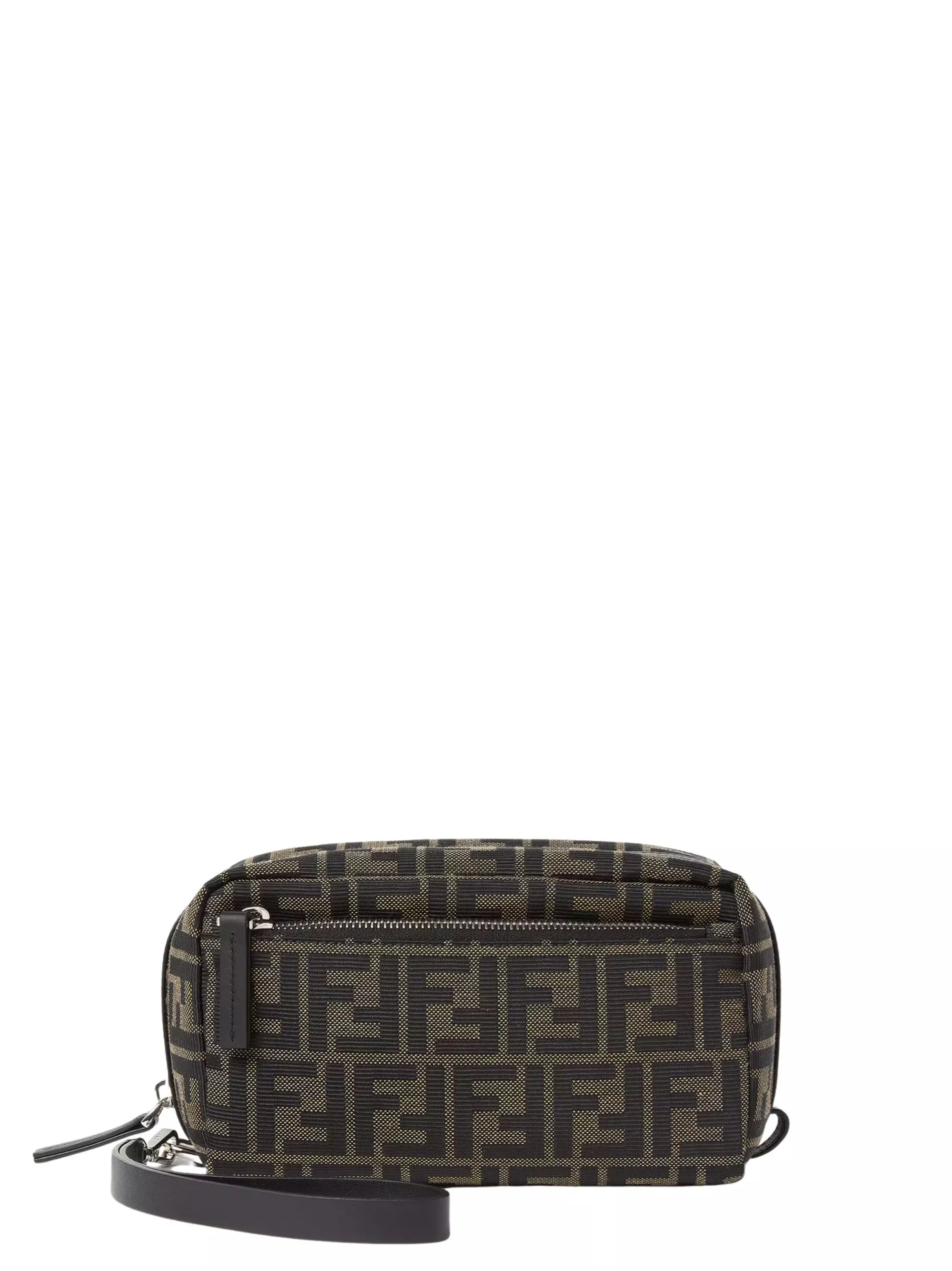 Fendi Borsa da toilette piccola con doppia zip