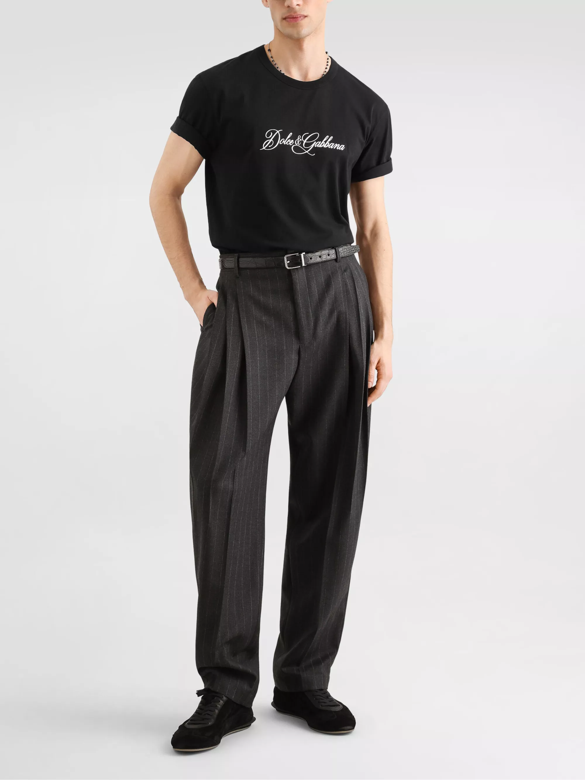 Dolce & Gabbana T-shirt con logo, view 2