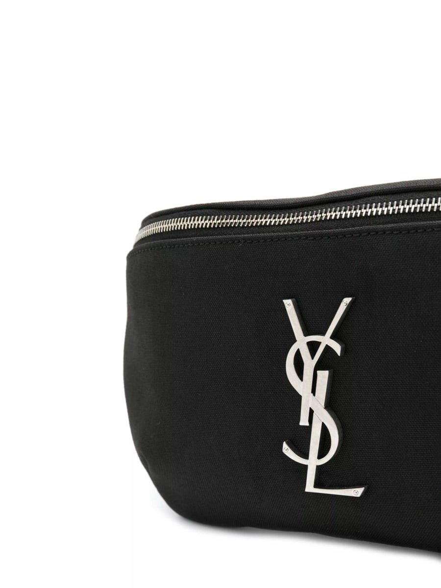 Saint Laurent logo pouch, view 3