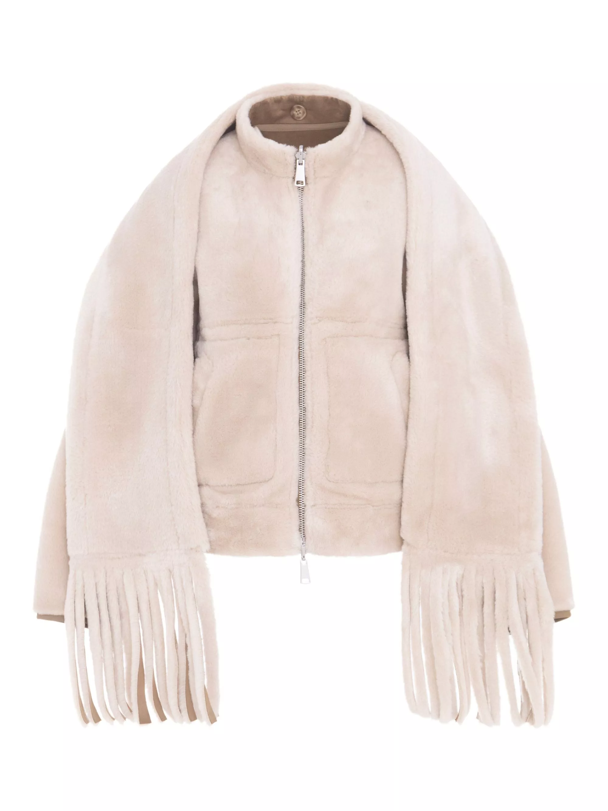 Urbancode Giacca bomber con sciarpa