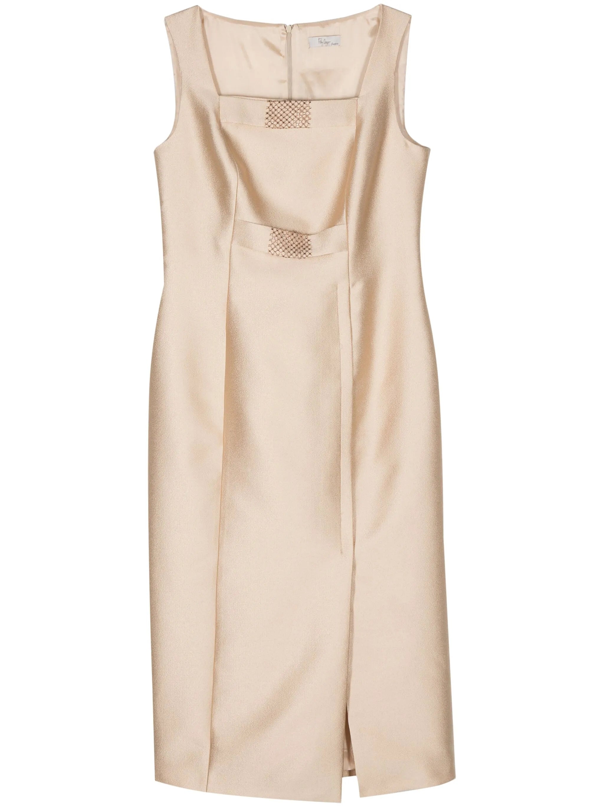 Fely Campo Fely Campo Crystal-embellishment Crepe Dress