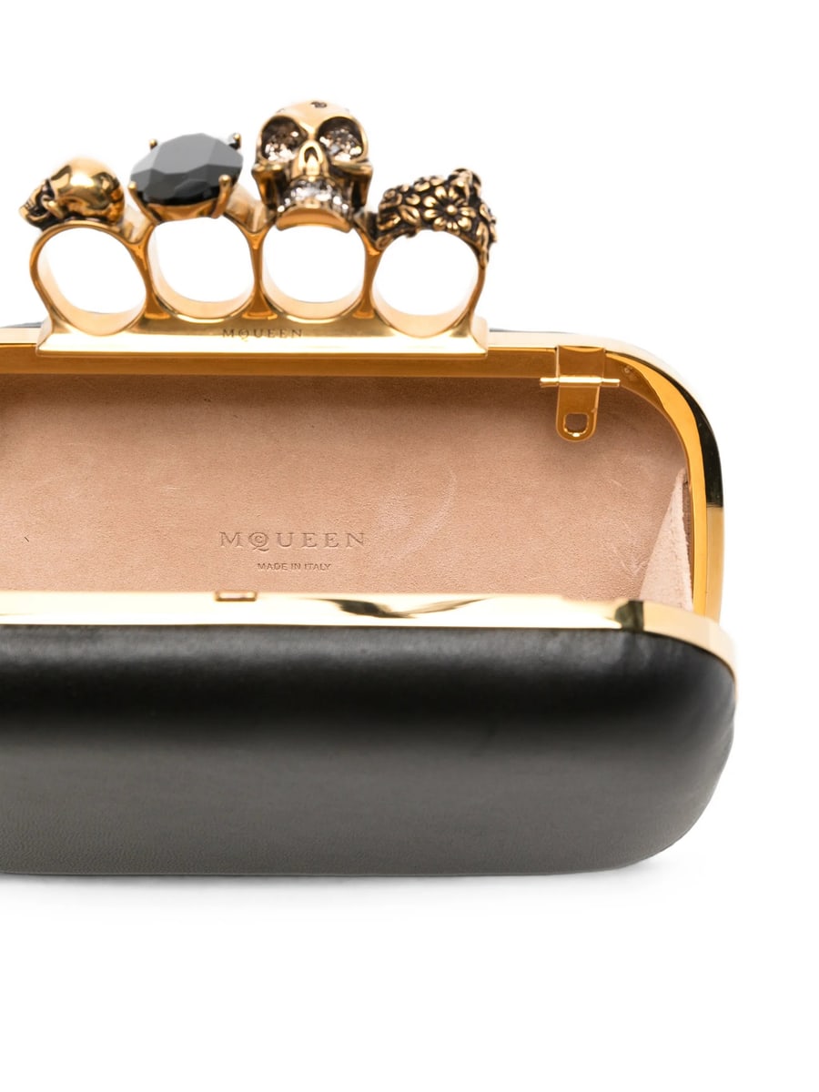 Alexander McQueen Alexander Mcqueen Knuckle Clutch Bag, view 3