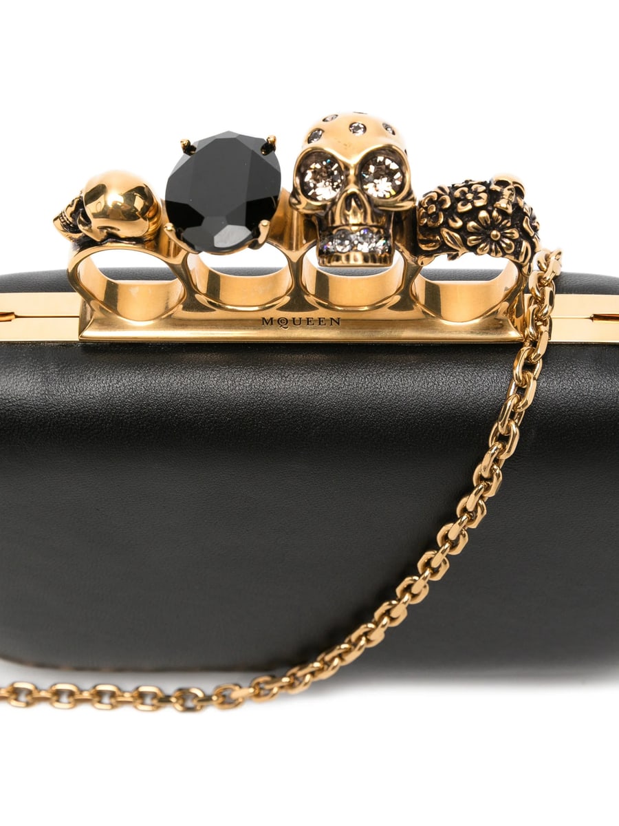 Alexander McQueen Alexander Mcqueen Knuckle Clutch Bag, view 5
