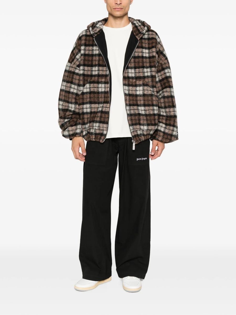 Pdf Pdf Check-pattern Zip-up Hoodie, view 5