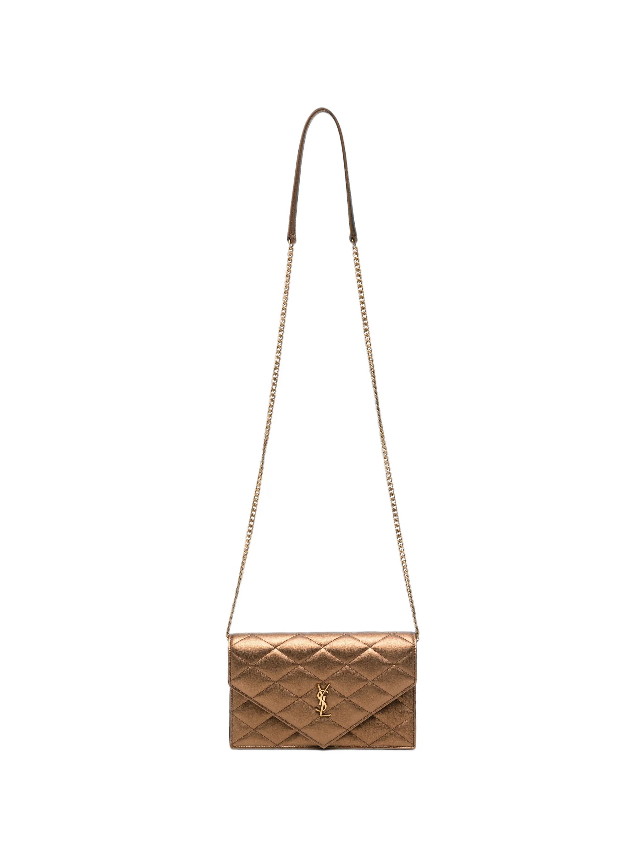 Saint Laurent Saint Laurent Paris Quilted-leather Mini Crossbody Bag