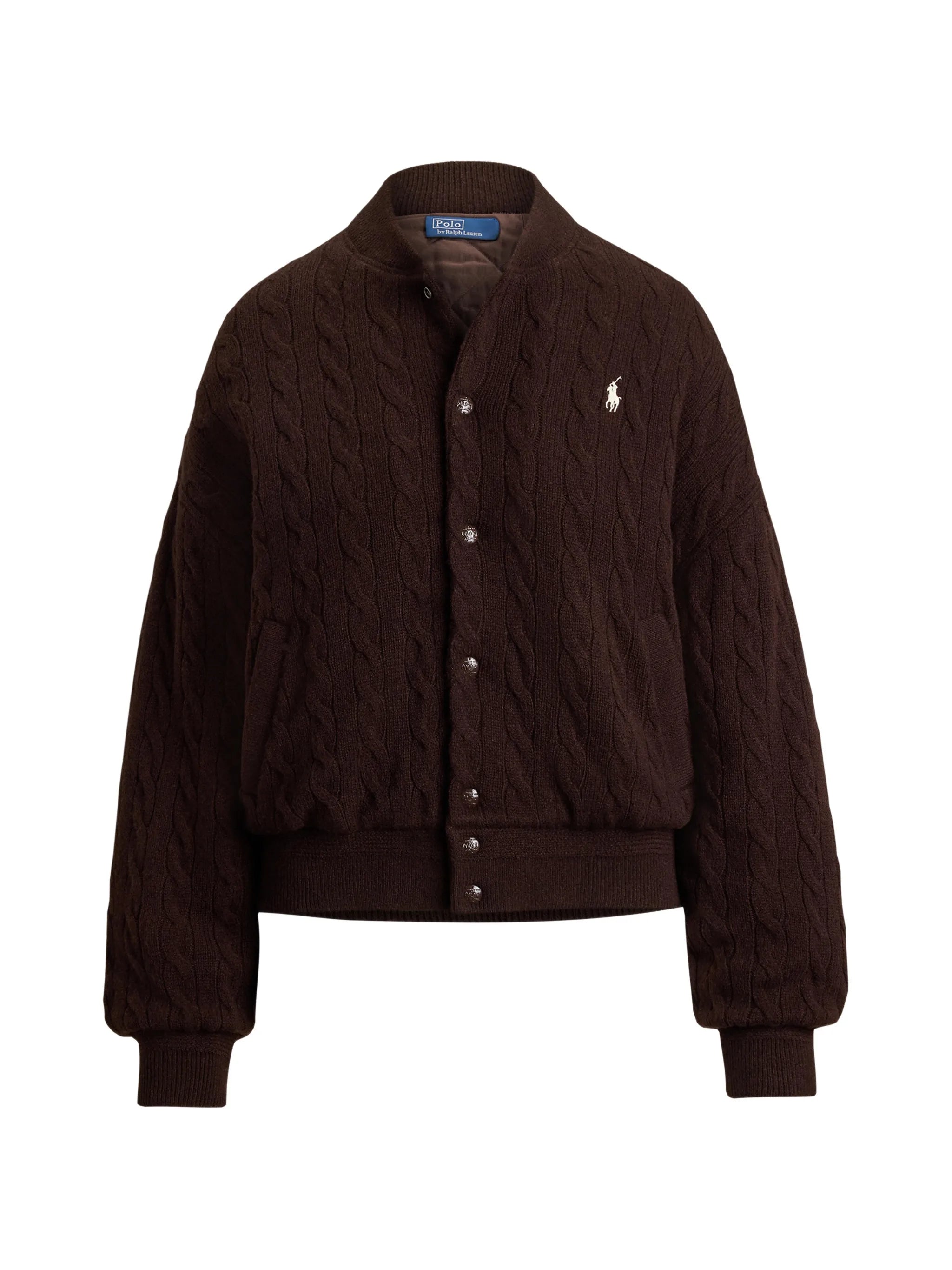 Ralph Lauren Ralph Lauren Cable-knit Bomber Jacket