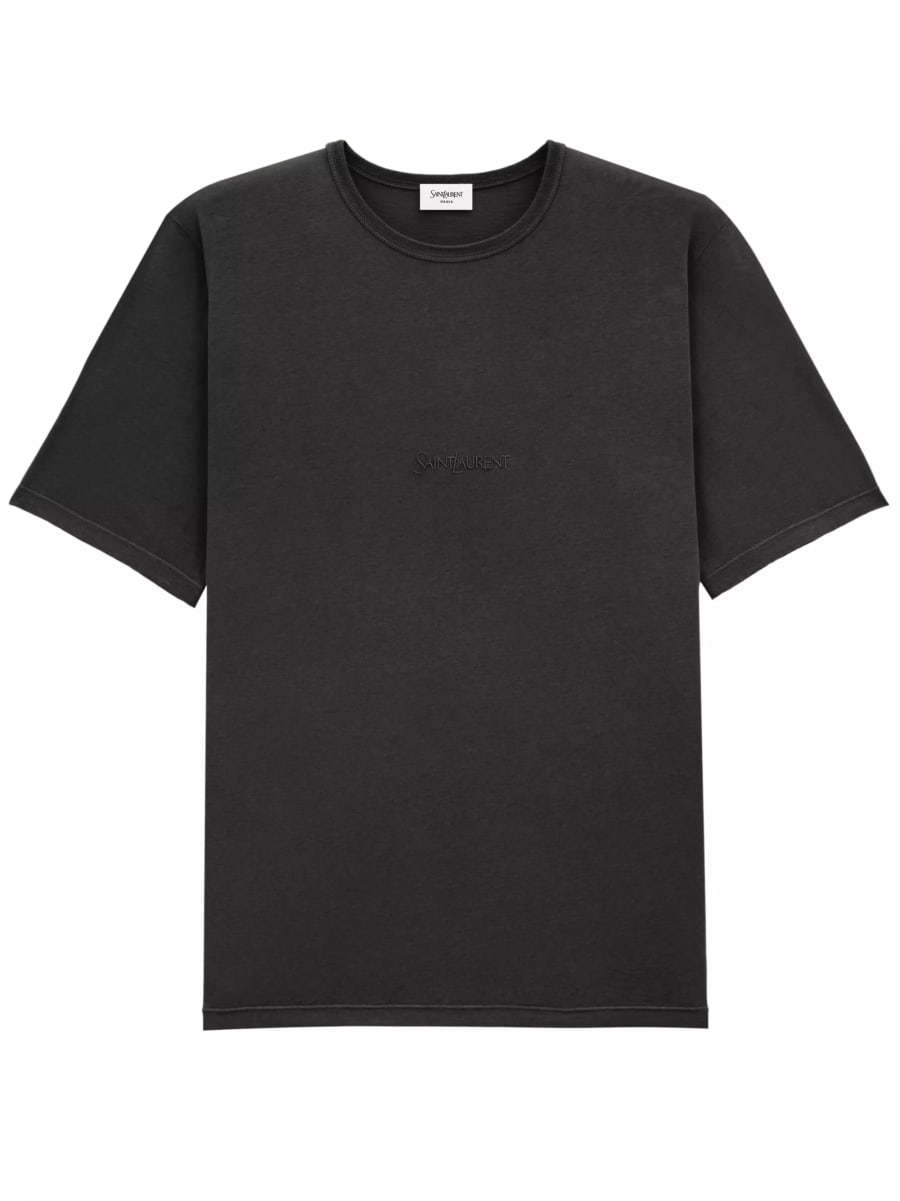 Saint Laurent T-shirt a maniche corte con logo