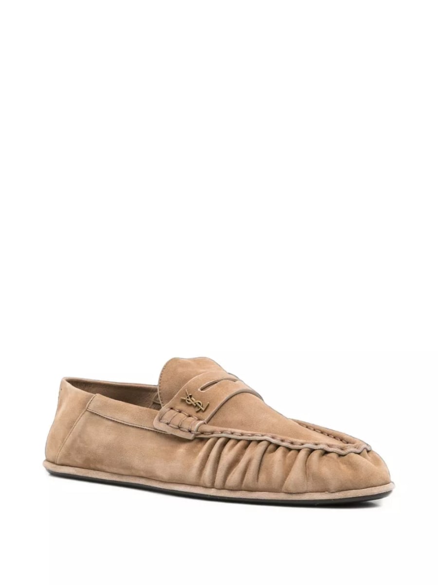 Saint Laurent Le Loafer mocassini in pelle, view 3