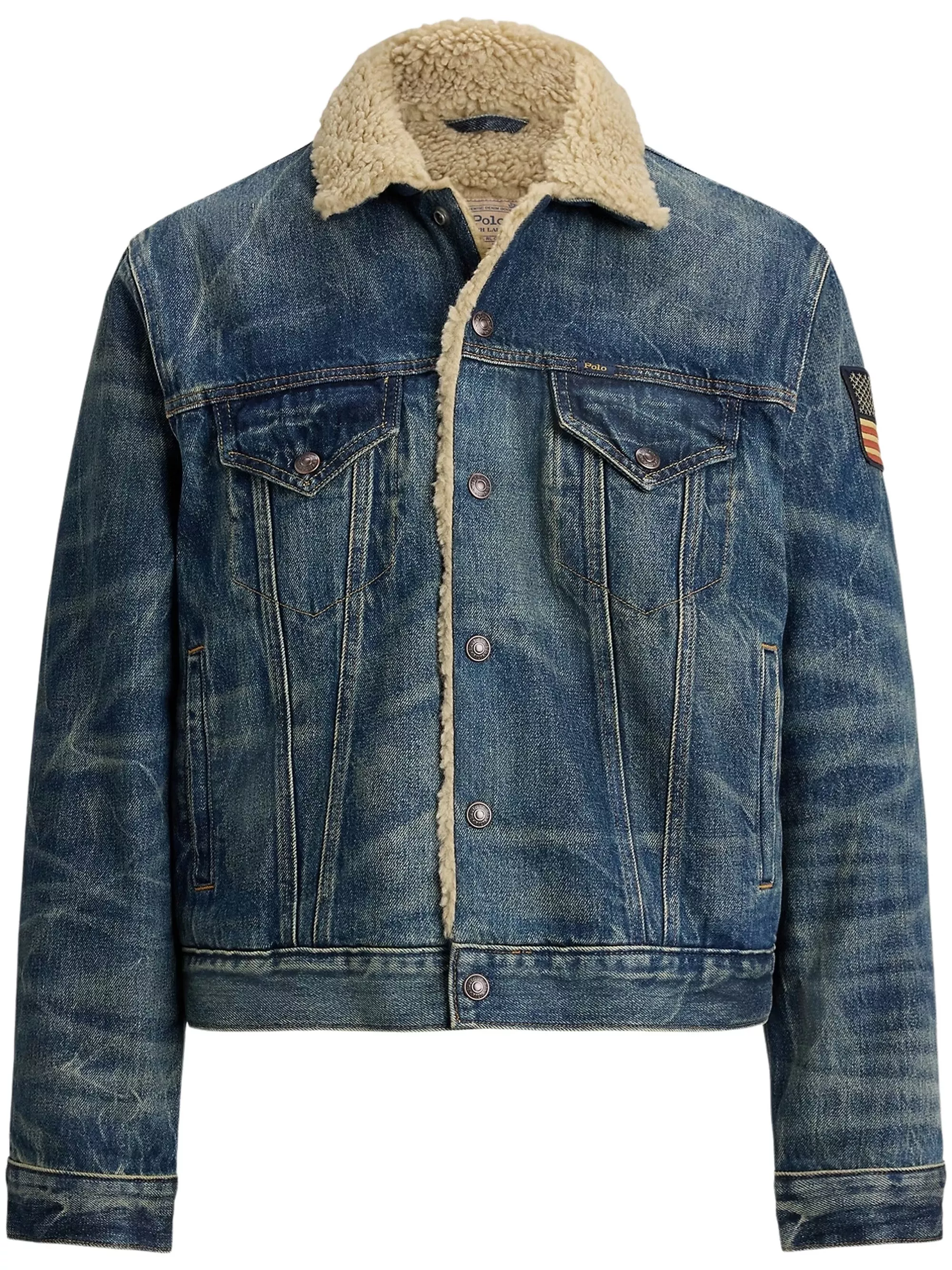 Polo Ralph Lauren Giacca di jeans con fodera in pile