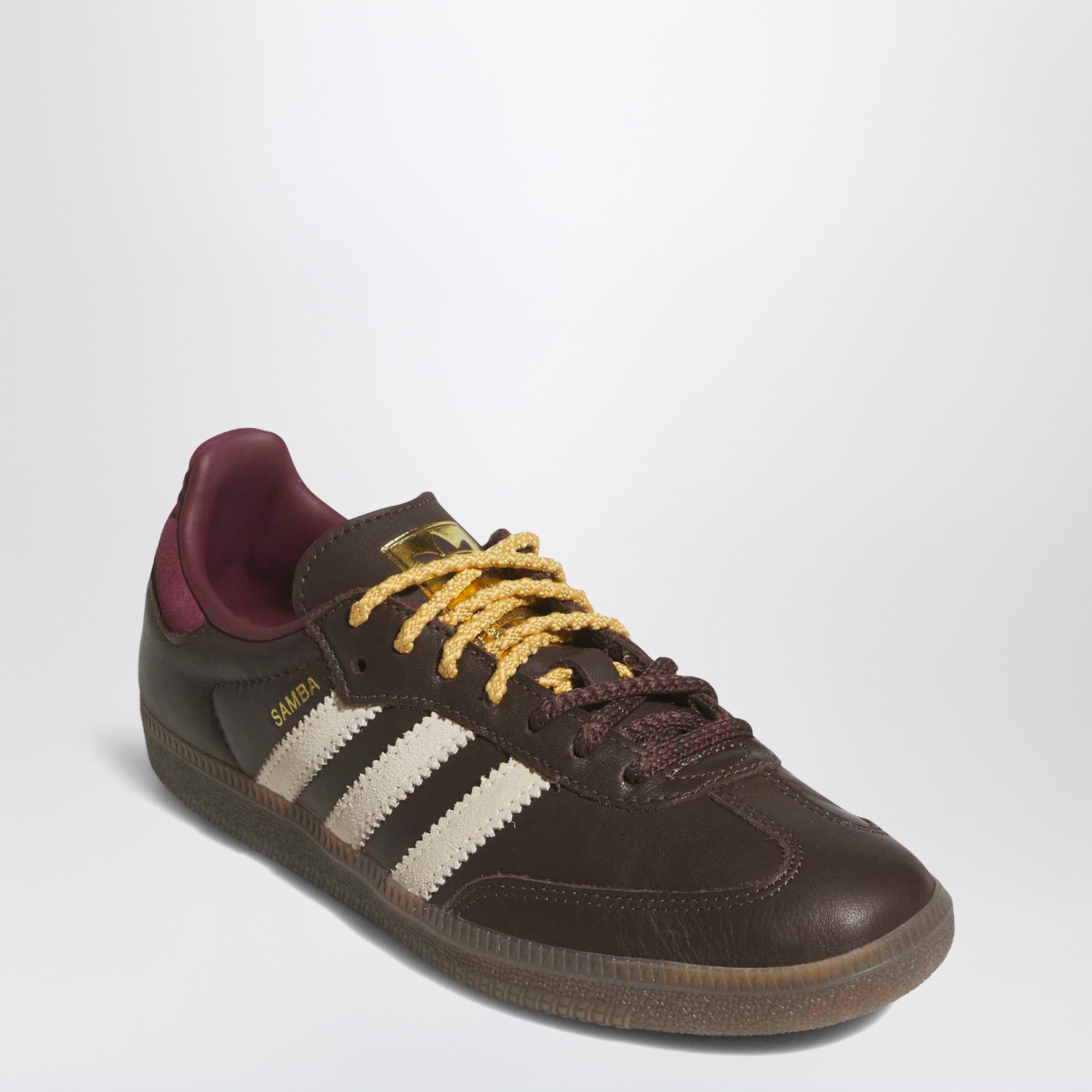 ADIDAS ORIGINALS Sneakers Samba OG Brown/Warm Vanilla/Maroon, view 2