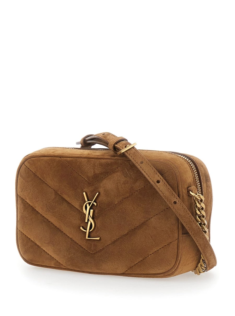 Saint Laurent YSL PW MBAG 7 SUEDE SATIN CALF MATELASSE, view 2