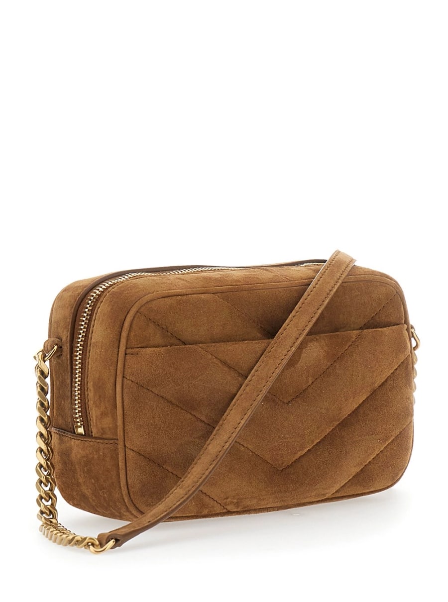 Saint Laurent YSL PW MBAG 7 SUEDE SATIN CALF MATELASSE, view 3