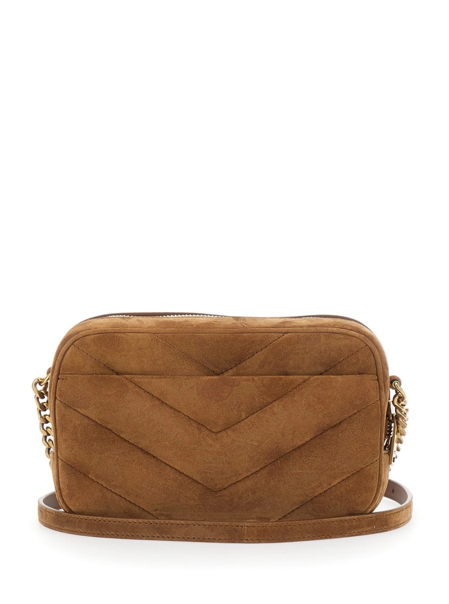 Saint Laurent YSL PW MBAG 7 SUEDE SATIN CALF MATELASSE, view 4
