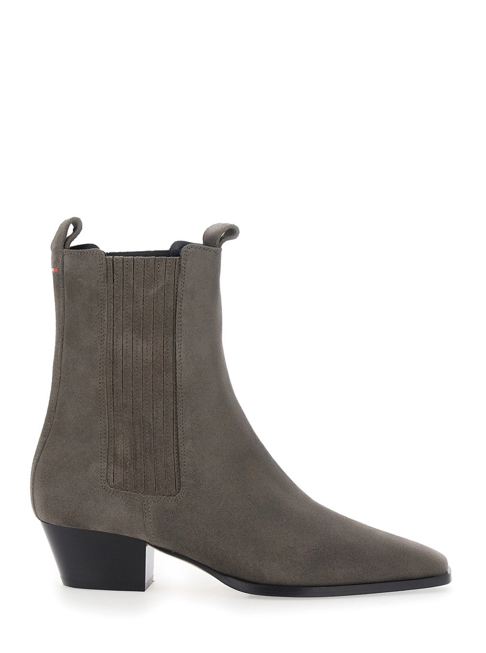 Aeyde Stivaletti AGATA COW SUEDE LEATHER con Suede e Marrone per donna